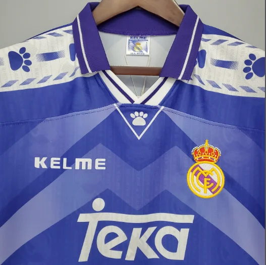 Retro Real Madrid 1996/1997 Away Football Shirt Thai Quality