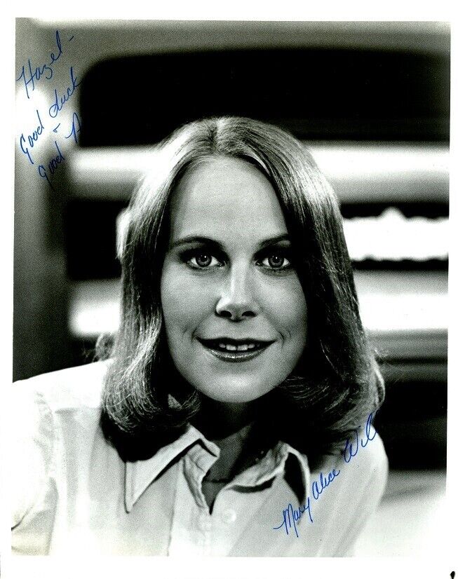 News Anchor MARY ALICE WILLIAMS Signed Photo Poster painting