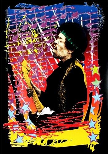 JIMI HENDRIX POSTER - ART 3 - Photo Poster painting QUALITY INSERT -  POST!