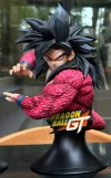 Super Saiyan 4 Son Goku & Vegeta Bust Statue - Dragon Ball Statue - RuYun Studio