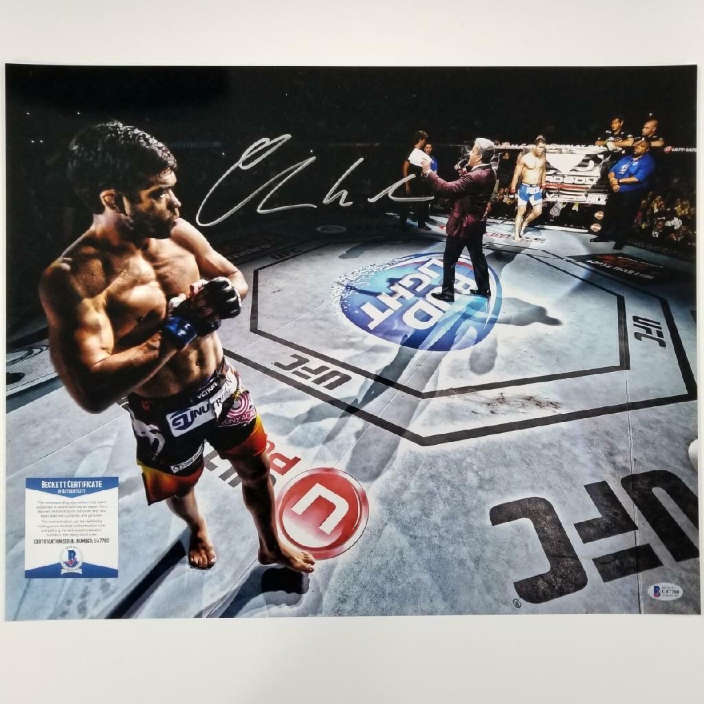 Chris Weidman signed 16x20 Photo Poster painting UFC MMA Autograph ~ Beckett BAS COA