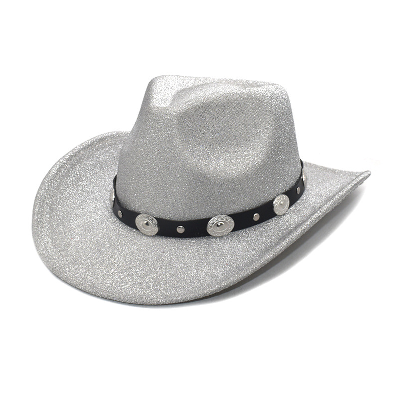 Classic Cowboy Hat Retro Jazz Hat Ethnic Wool Hat Felt Hat