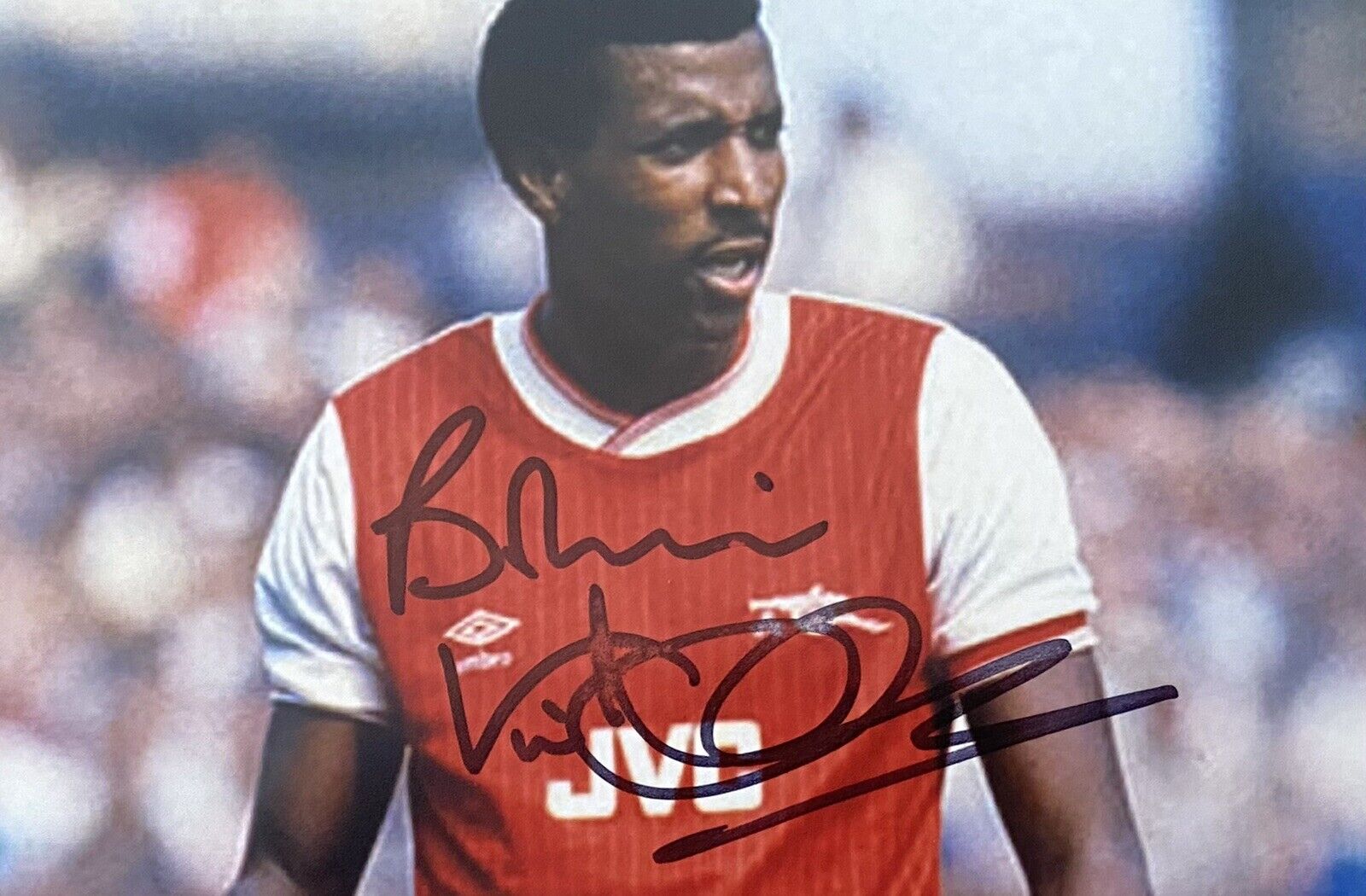 Viv Anderson Genuine Hand Signed Arsenal 6X4 Photo Poster painting 3