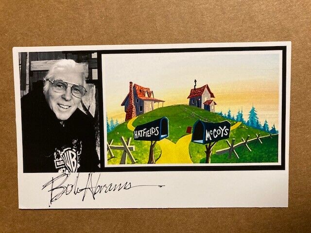 Bob Abrams Boldly Signed 4x6 1/2 Fantastic Photo Poster painting with COA