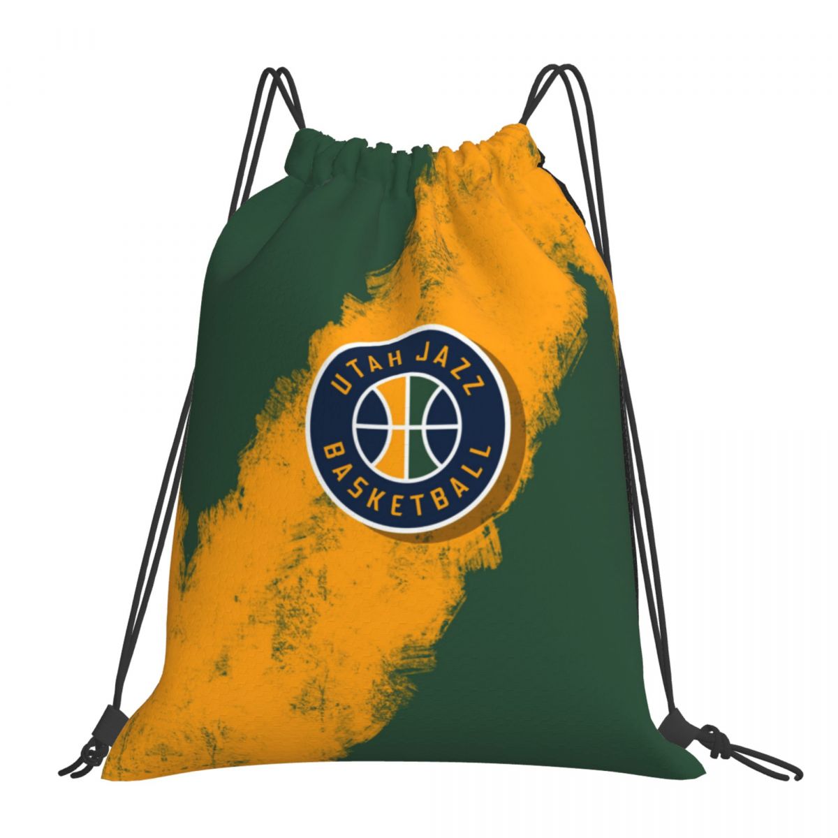 Utah Jazz Basketball Waterproof Adjustable Lightweight Gym Drawstring Bag