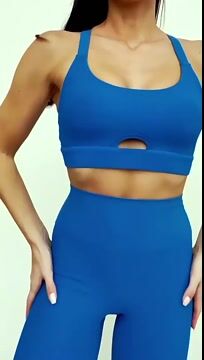 PASUXI Seamless Yoga Sets Fitness Women Clothing Gym Wear Ribbed Yoga Set huanwei