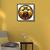 (50*50cm)Stained Glass Halloween - Full Round Drill Diamond Painting