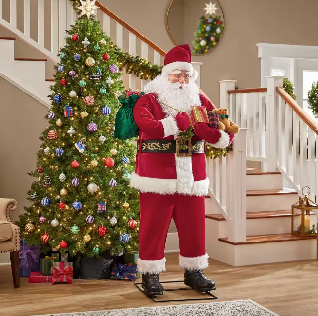 🔥kukelife🔥6 ft. Animated Singing Santa Christmas Animatronic