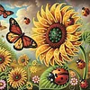 Diamond Painting-DIY Crystal Rhinestone Sunflower