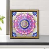 Diamond Painting Special Shaped Drill Mandala With Frame(8.46x8.46inch)