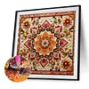 (40*40cm)Flower Mandala - Full Round Drill Diamond Painting