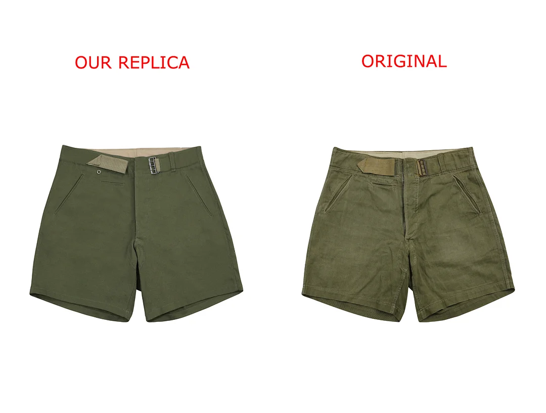   Wehrmacht DAK Tropical Afrikakorps Olive Short Pants German-Uniform