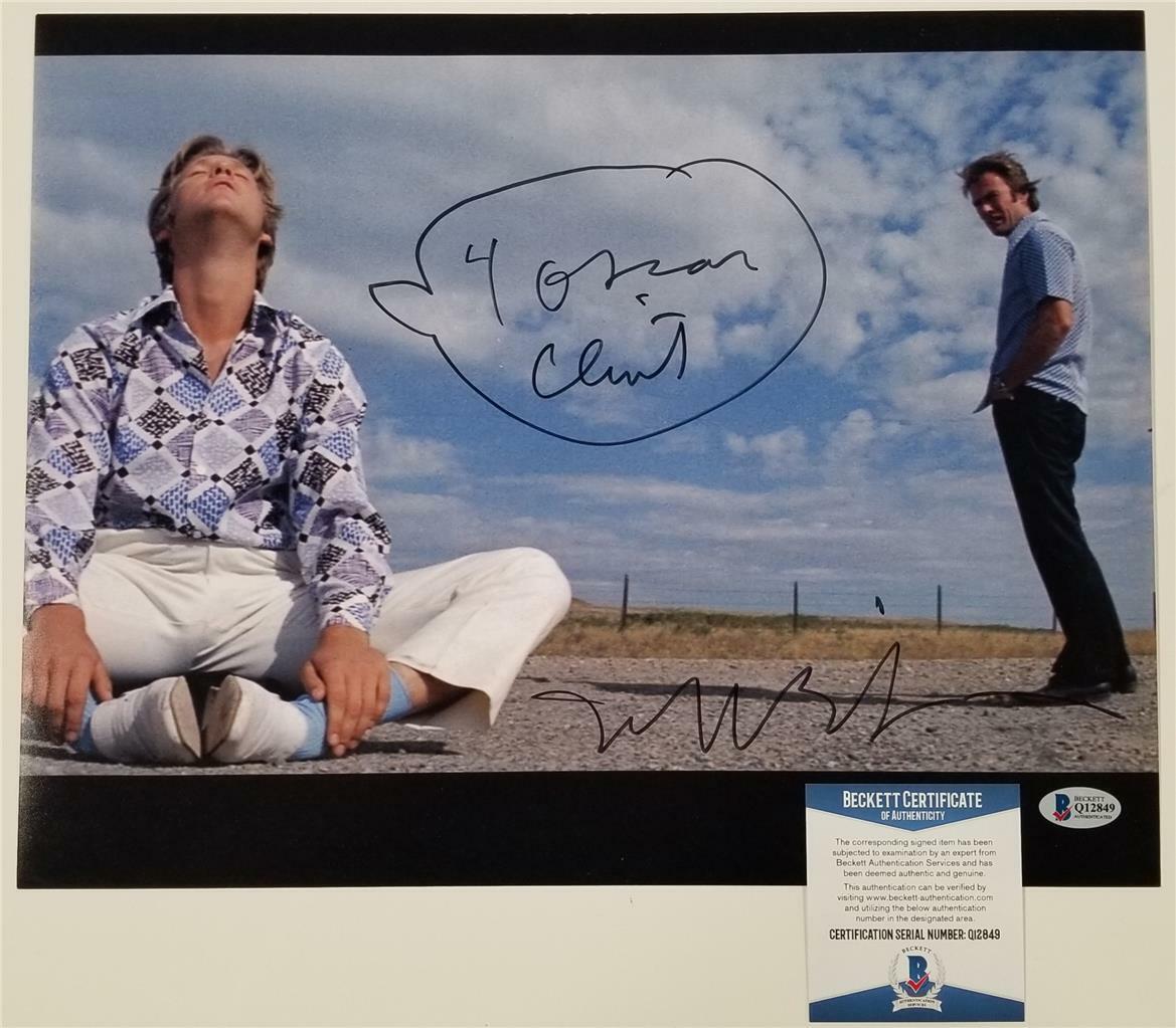 Jeff Bridges signed 4 Oscar Clint