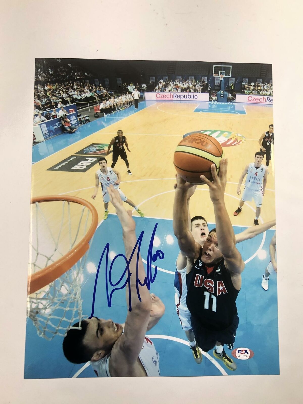 Aaron Gordon signed 11x14 Photo Poster painting PSA/DNA Orlando Magic USA Basketball Autographed