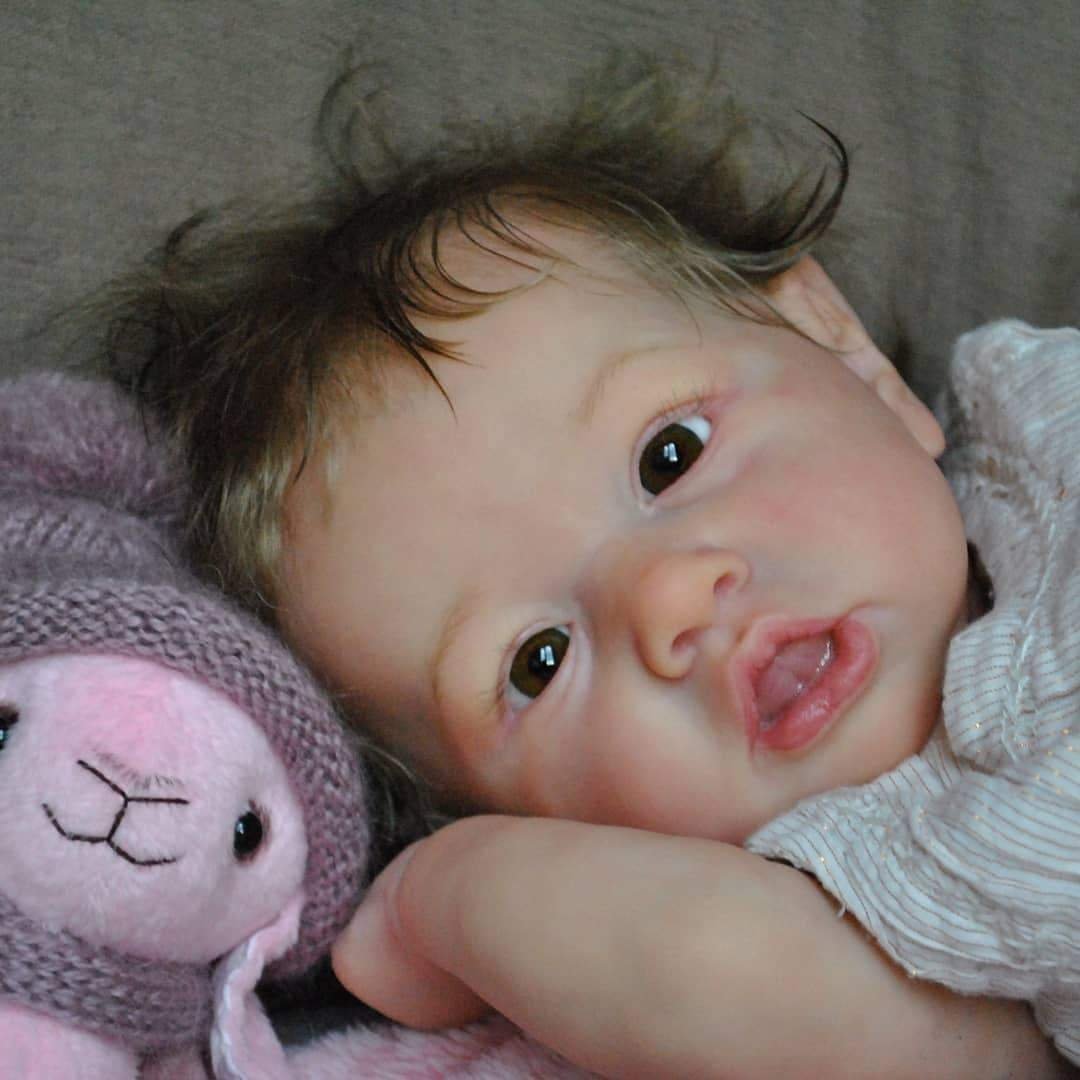 RBG®Realistic 22'' Sweet Lynda Reborn Baby Doll Girl Handmade Toys Gift Lover Toy