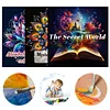 3PCS Secret World Coloring Book Set Mindfulness Art Books for Adults 