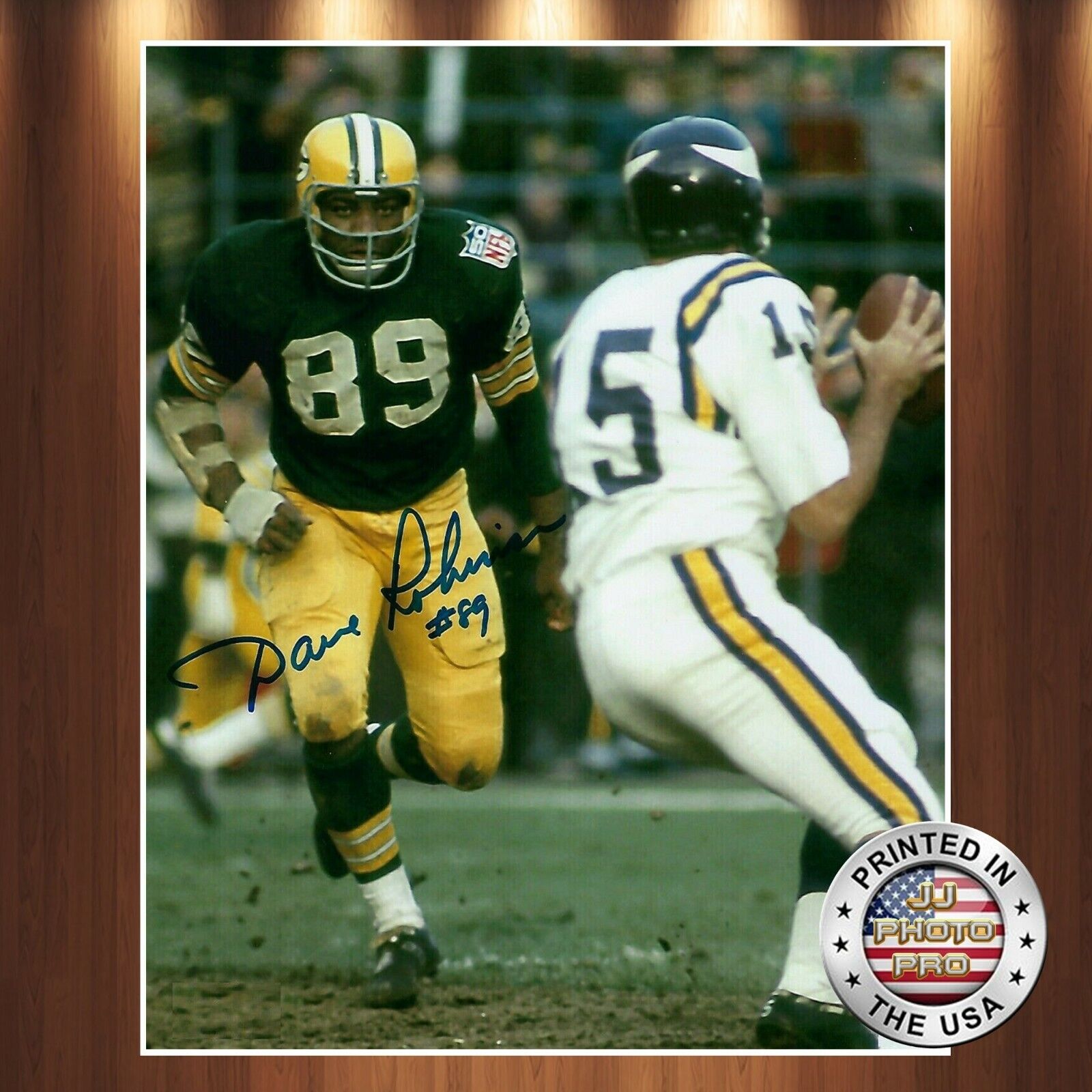 Dave Robinson Autographed Signed 8x10 Photo Poster painting (HOF Packers) REPRINT