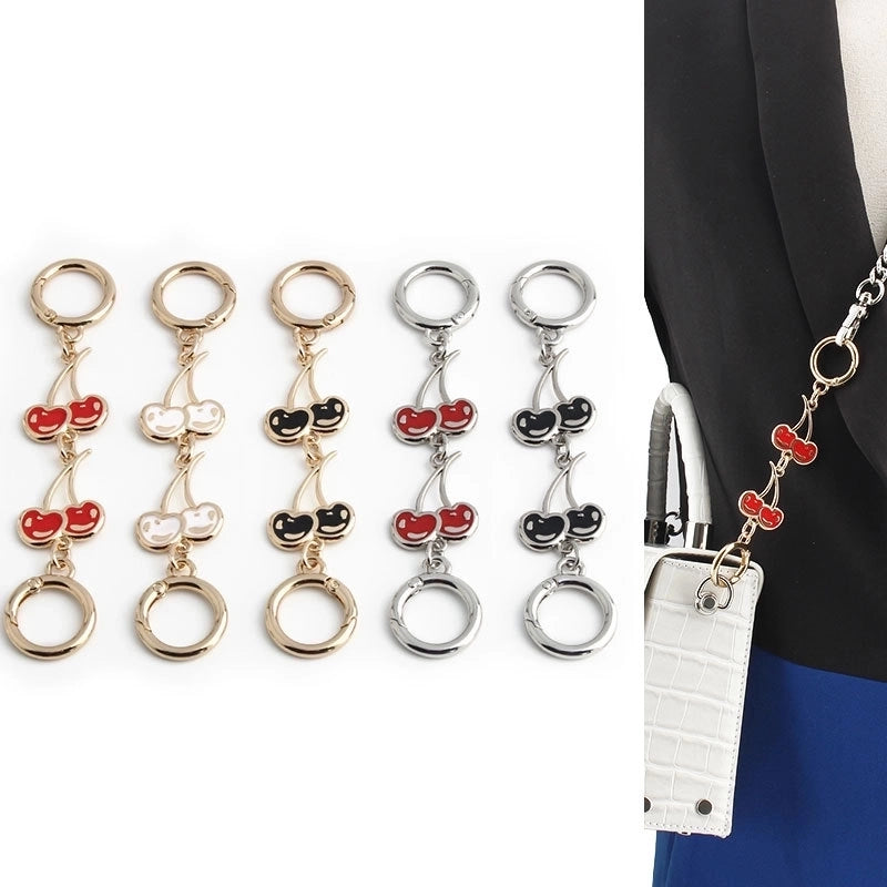 In Stock Cherry Color-free Extension Chain Cocoa Pool Shoulder Strap Old Flower Mini Women's Bag Strawberry Decoration Replacement Chain