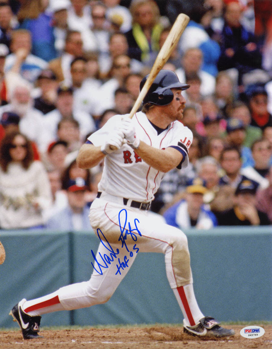 Wade Boggs SIGNED 11x14 Photo Poster painting + HOF 05 Boston Red Sox RARE PSA/DNA AUTOGRAPHED