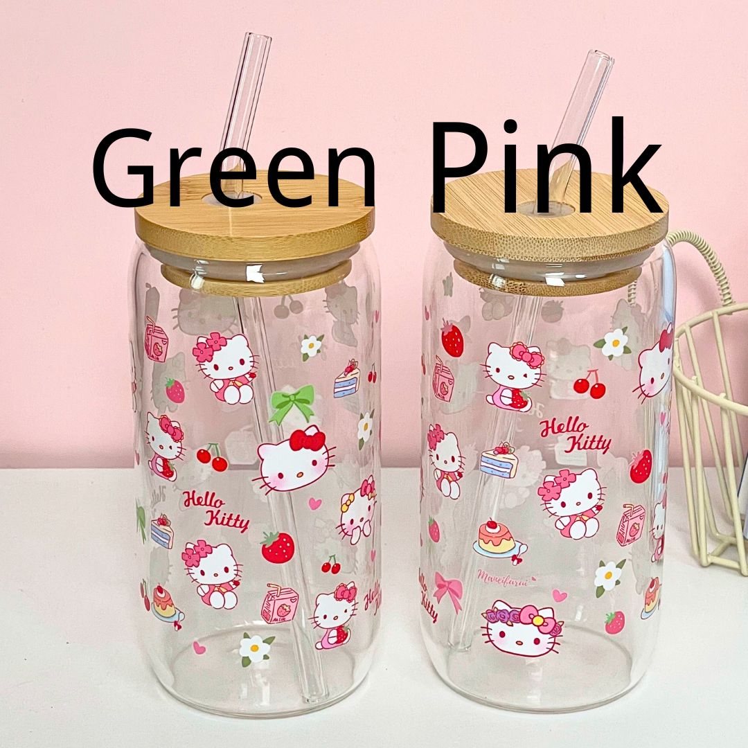 Maneifurui™  【Summer Kitty】Glass Can