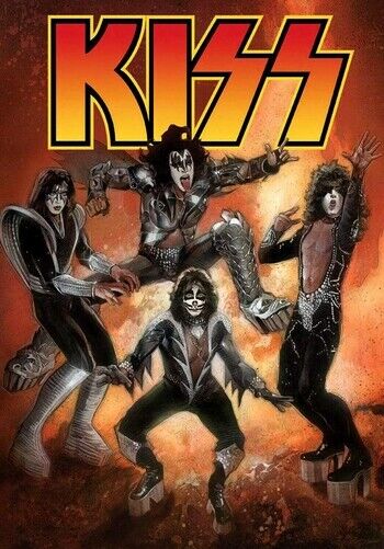 KISS POSTER - BAND ART - Photo Poster painting QUALITY INSERT -  POST!