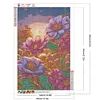 (40*60cm)Flower - Full Round Drill Diamond Painting