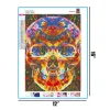 Skull Face  | Full Round Diamond Painting Kits