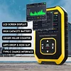 Geiger Counter Nuclear Radiation Detector - Radiation Dosimeter with LCD Display, Portable Handheld Beta Gamma X-ray Rechargeable Radiation Monitor Meter, 5 Dosage Units Switched