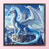 Dragon-11CT/14CT Stamped Cross Stitch 45*45cm tapestrymarket