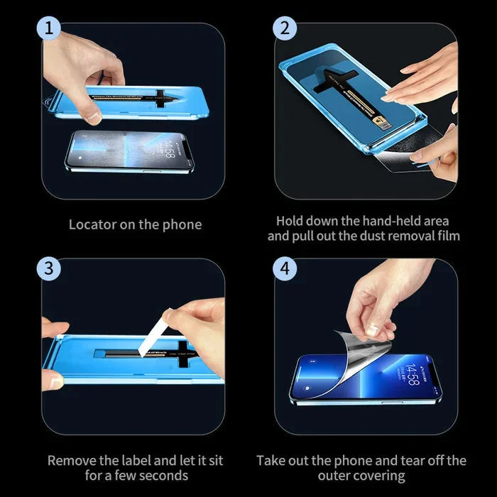 Invisible Artifact Screen Protector – Dust Free Without Bubbles