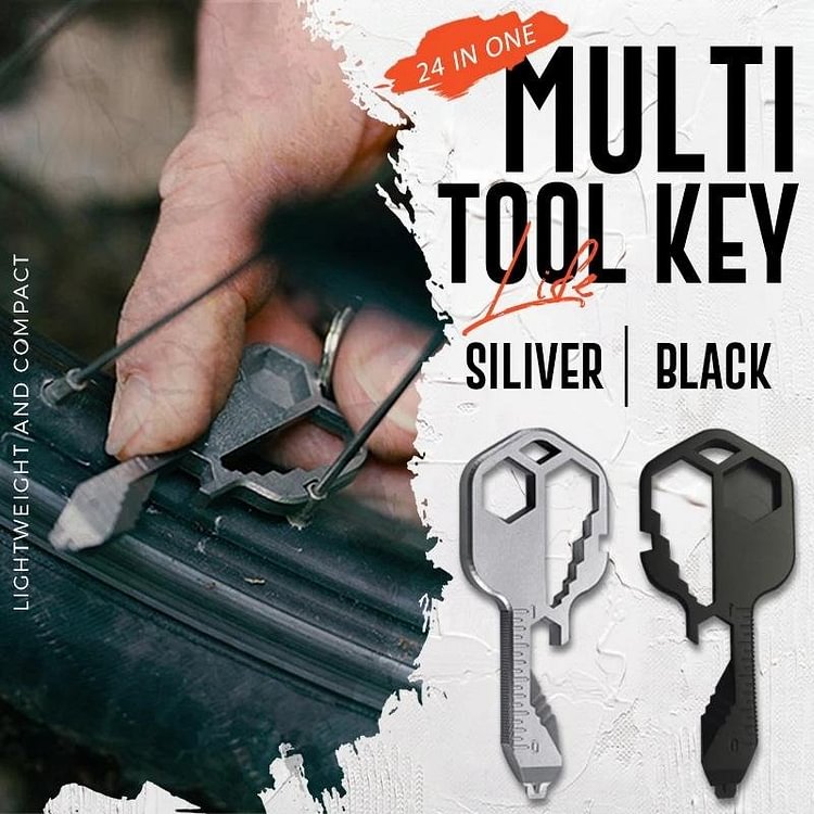 24 in 1 Key Shaped Pocket Tool