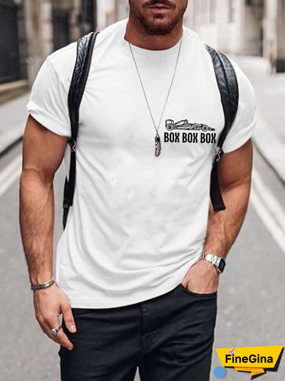 Men's Racing Casual T-Shirt