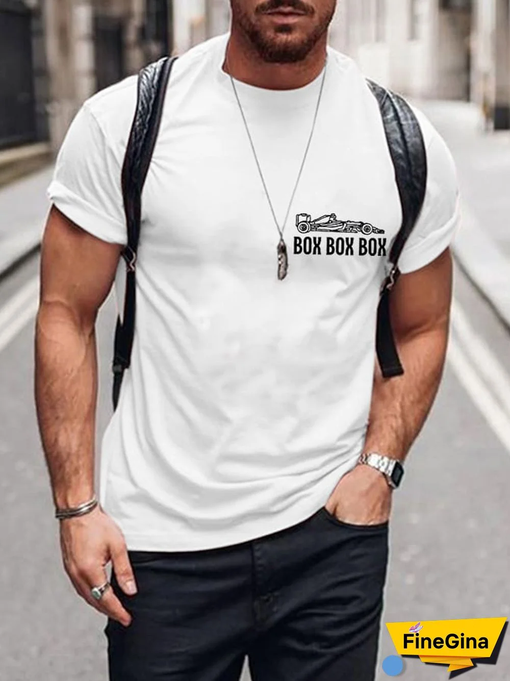 Men's Racing Casual T-Shirt