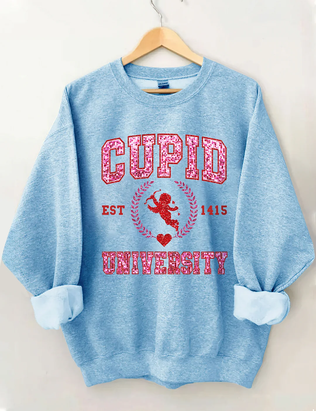 Cupid University Valentines Sweatshirt