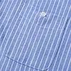  Gioiacombo&trade; Camicia a maniche lunghe a righe casual da uomo