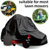 Lawn Mower Cover 210D Oxford Cloth Waterproof Dust Cover for Outdoor Garden