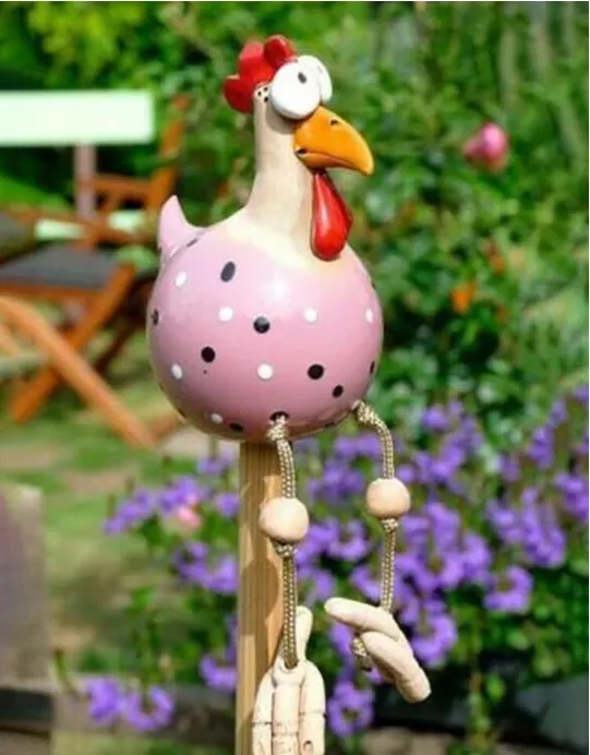 Chicken Decor Outdoor Garden Statues Sculptures