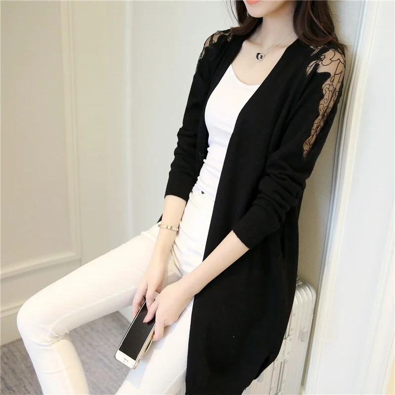 2023 Special Offer Cotton Jumper Sweater Women 4550 - Women's New Shoulder Embroidered Cardigan 45