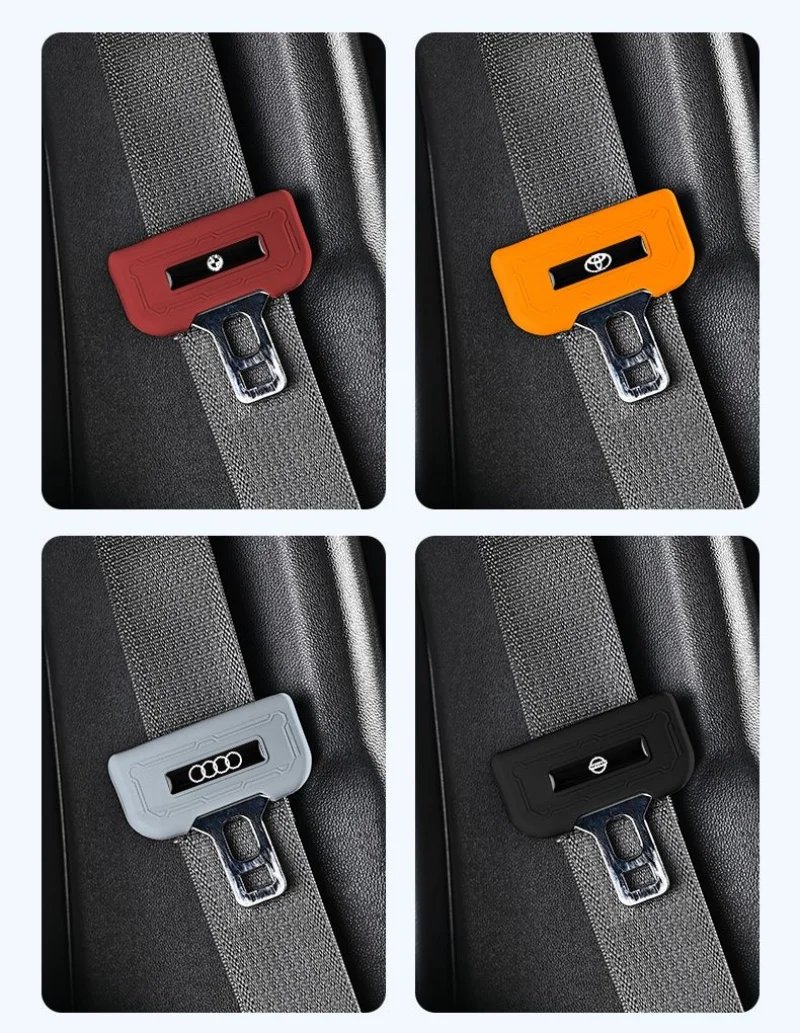 Seat belt silicone protective cover(2PC)