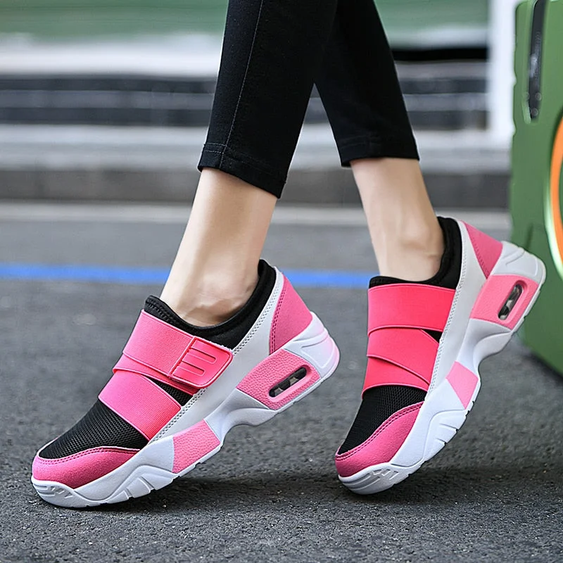  2022 New Spring Sneakers Women Lazy Shoes Plus Size 35-42 Fashion Breathable Shoes Comfortable Running Casual Sneakers De Mujer