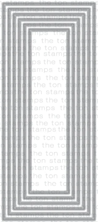 Piggy Craft metal cutting dies cut die mold Various rectangular frames Scrapbook paper craft knife mould blade punch stencils