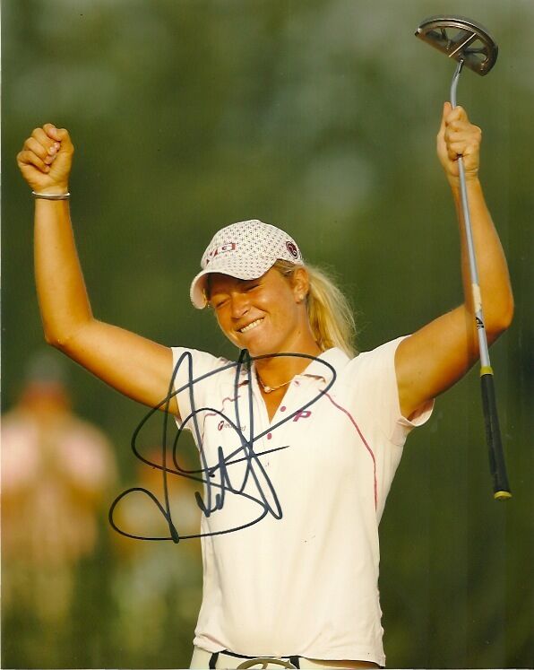 LPGA Suzann Pettersen Autographed Signed 8x10 Photo Poster painting COA 4