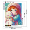 Diamond Painting -DIY Round Drill Snowman and Girl