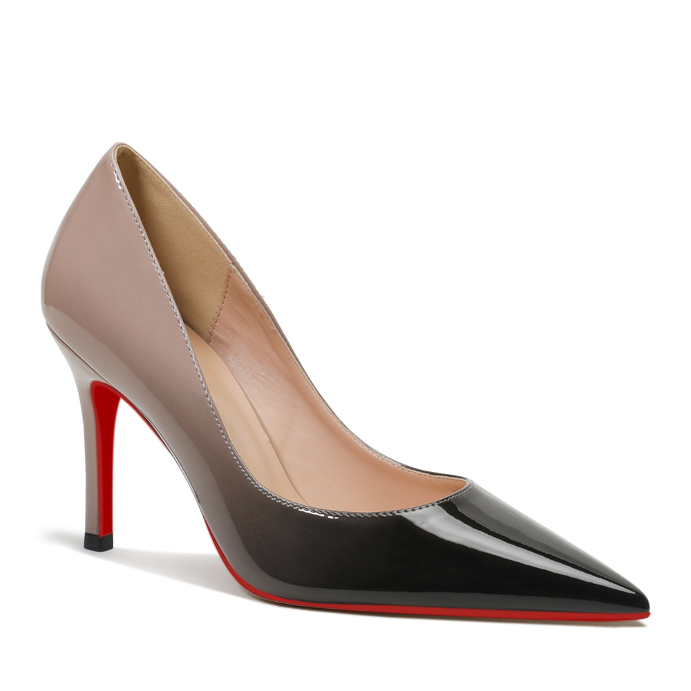 Classic 3.5" Middle Heels Red Bottom Shoes Women Daily  Pumps-MERUMOTE