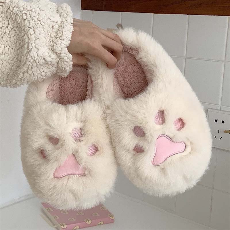 Letclo™ Winter Indoor Cute Warm Plush Slippers letclo Letclo