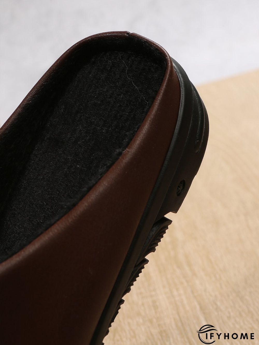 Vintage  Plain Color Non-Slip Flat Mules | IFYHOME
