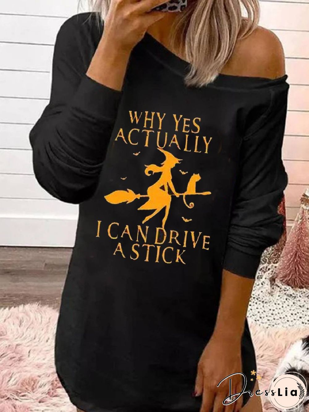 Casual Crew Neck Knitting Dress