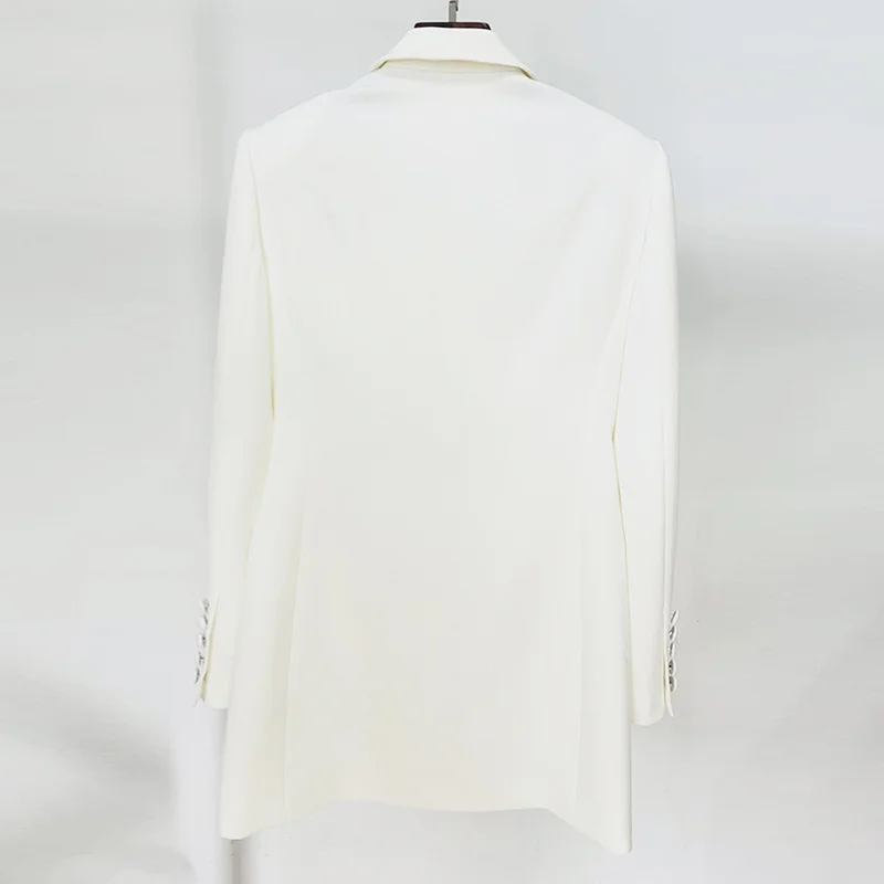 Nigikala Nigikala Trendy Fashion New Hand Gorgeous Heavy Industry Nails And Diamond Drill In The Long Blazer