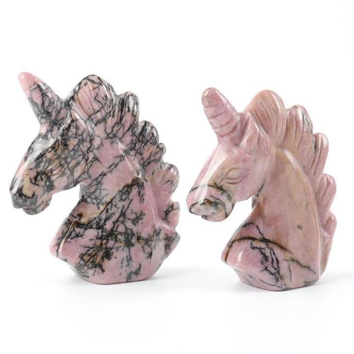 2" Rhodonite Crystal Carving Unicorn Crystal wholesale suppliers