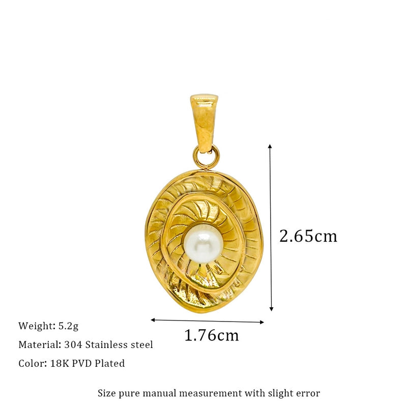 1 Piece 304 Stainless Steel Geometric Pendant Jewelry Accessories